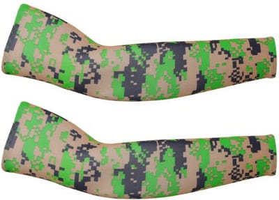 Nivard Armwarmers Heren & Dames - Armstukken - Polswarmers - Ruit Groen