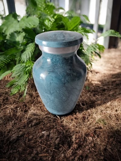 Mini urn Green stone 11446