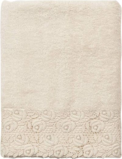 TOW0003MN - Handdoek - 50 x 100 cm - katoen - natuur