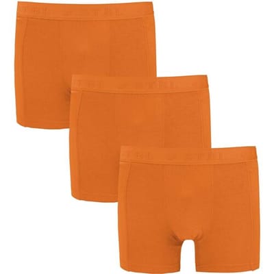 Suitable Toni Boxershorts 3-Pack Oranje - Maat M - Heren - Onderbroeken voor mannen - Underwear