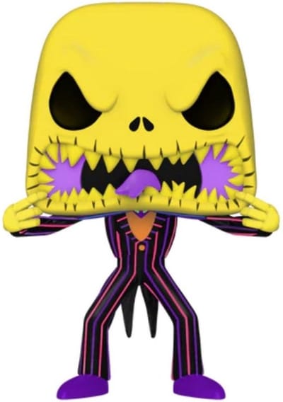 Funko Scary Face Jack (Black Light) - Funko Pop! - Nightmare Before Christmas Figuur - 9cm