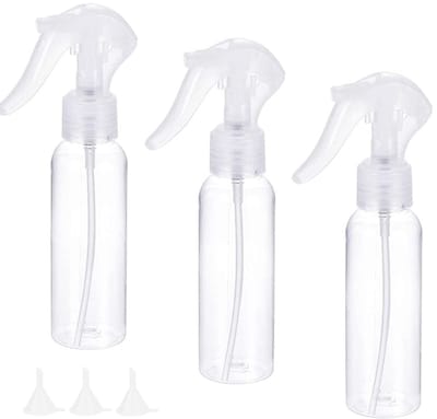 Dailygoods - Spuitfles - Tuin - Multifunctioneel - 200 ml - Transparant - Inclusief trechters - Geschikt voor huishoudelijk gebruik - Voor kappersgere...