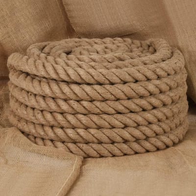 Jute touw - Natuurlijk touw - Tuin decoratie - Weerbestendig materiaal - 5 meter 36mm - Natuurlijk