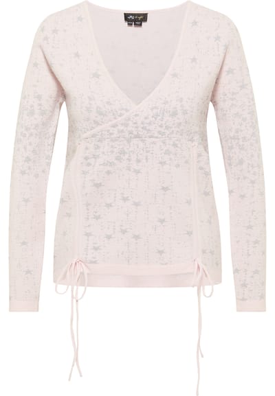 Mymo Gebreide trui Nolie Dames roze zilver