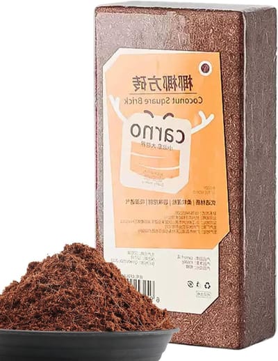 Kokos Bakstenen - Planten Substraat - Tuinieren Binnen - Lage EC PH - 600g - Bruin