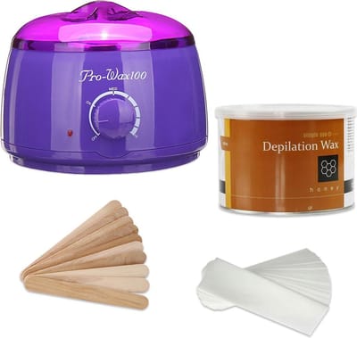 Waxapparaat starterset 100Watt-Ontharingsset-Waxverwarmer-Paars