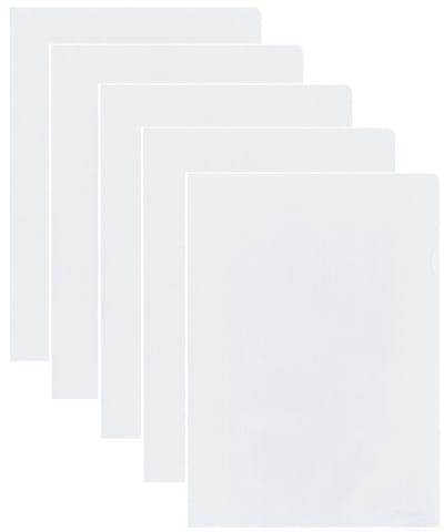 Kangaro Insteekmapjes - 10x stuks - transparant - A4 formaat - 21 x 30 cm - antistatisch