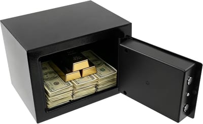 Elektronische Kluis - Meubelkluis Wandkluis - Waardevolle Spullen Beveiligen - Robuust Q235 Staal - 3.8 Liter Inhoud - Zwart