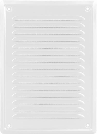 Ventilatierooster met Insectenwering - 16,5 x 23,5 cm - Ideaal voor Buitenmuren en Open Haarden