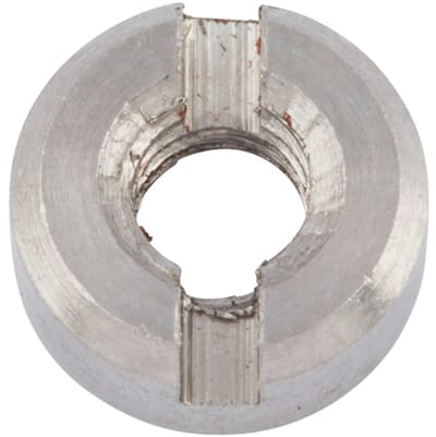 Wurth - DIN 546 roestvast staal A2 blank - Ronde moer met zaaggleuf DIN 546, RVS A2, blank - x 200 st
