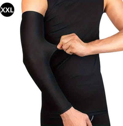 Nivard Polswarmers - Armwarmers Dames - Duimopening - Wol - Armstukken - Winter - Zwart - Maat XXL