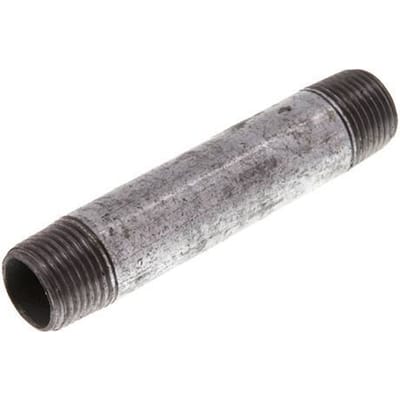 R 1/2'' Verzinkt Stalen Dubbele Pijpnippel 50 Bar DIN 2982 - 100mm [5 Stuks]
