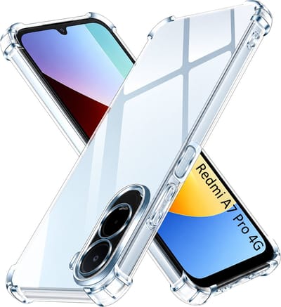 Hoesje geschikt voor Xiaomi Redmi A7 pro 4G backcover Shockproof siliconen Transparant
