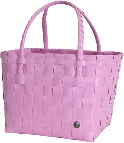Handed By - Duurzame handgevlochten boodschappentas - Shopper - Weekendtas - Strandtas - Sporttas - Paris - fel roze - fuchsia pink
