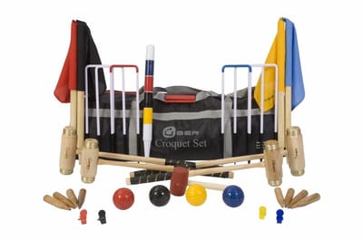 Junior Executive Croquet set - Engels Tuinspel - Compleet en Luxe met stevige Tas