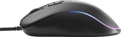 Deltaco Gaming DM120 Wired Optical Gaming Mouse - Huano-schakelaars - 3200 DPI - USB - Zwart