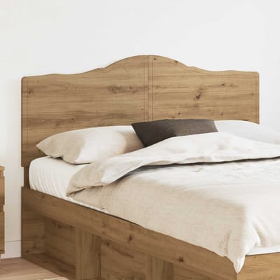 vidaXL Hoofdbord Artisan Eiken Bewerkt hout