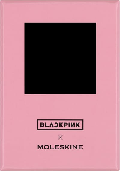 Moleskine BLACKPINK Collectie Bedel Sleutelhanger zwart roze SKCHARMNTB7932BP04 zwart