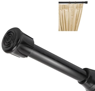 Allecto - Verstelbare Spangordijnroede - Stalen Veerspanning - 40-70cm - Ideaal voor Kleine Ramen - Perfect voor Keuken en Badkamer - Eenvoudige Mo...
