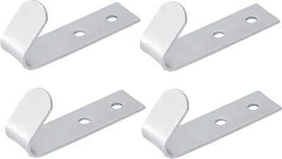 ProPlus Schroefbare haak - staal - 72 x 21 mm - set van 4