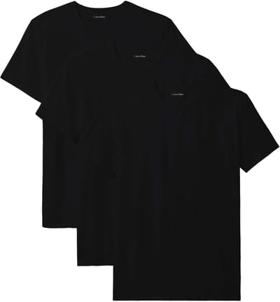 Calvin Klein S/S Crew Neck 3Pk Ondergoed - Streetwear - Volwassen