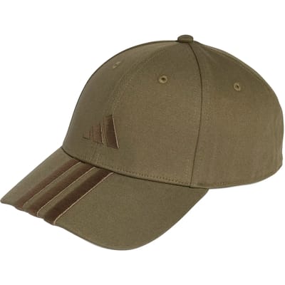 adidas Muts met Klep 3-Stripes New Logo Baseball Olijfgroen - Maat Jeugd