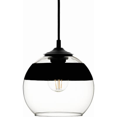 Solbika Lighting Hanglamp Monochrome Flash helder/zwart Ø 20cm