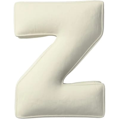 Kussen letter z Yellow Tipi Posh Velvet