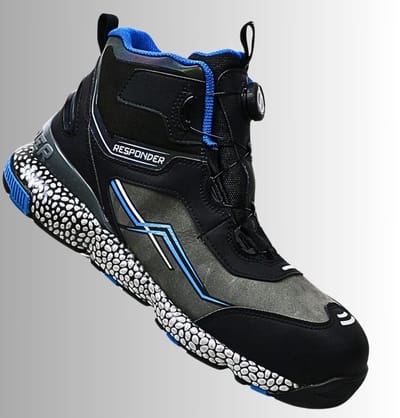 SIR SAFETY MANHATTAN Veiligheidsschoenen S7S HEREN Werkschoen Zwart Grijs - Aluminium Neus en Composiet Tussenzool - Antislip SR - Waterdicht
