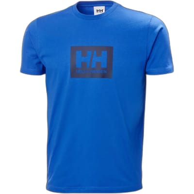 Helly Hansen Box T-shirt Met Korte Mouwen Blauw XS Man