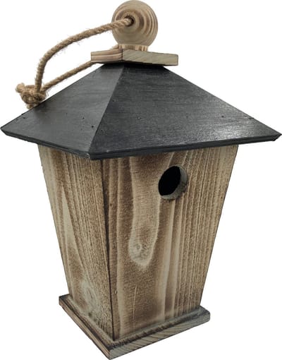 GARDEN SPIRIT Vogelhuisje hangend aan touw Nestkast 20 x 20 x 32 cm