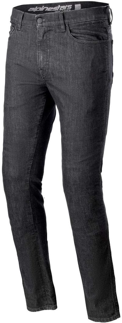 Alpinestars Cerium Denim Tech Rijbroek Zwart Gewassen - Broek