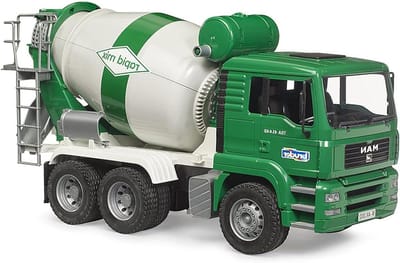 Betonmixer Vrachtwagen - Bouwvoertuig Speelgoed - Uren Speelplezier - Draaiende Trommel - Schaal 1:16 - Meerkleurig