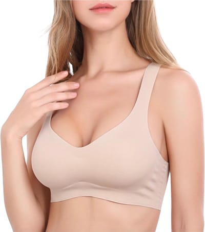 Hoogwaardige Kwaliteit Dames Sport BH - SportBeha | Beige - L/XL