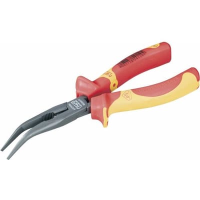 NWS 1411-69-VDE-205 VDE Telefoontang 45° gebogen 20.5 cm