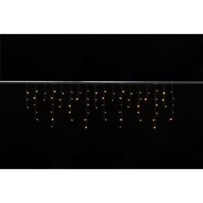 Cascadelight Icicle 2x0.6m 72l Warmwittransp.draad-modulator-24v-ext 1-5m