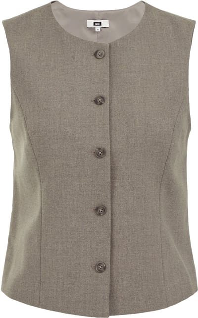We Fashion Gilet Greige Size: 40 | Vests Outlet | Dames | Grijs