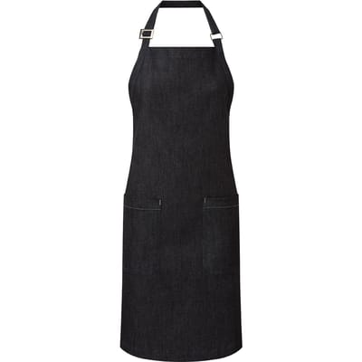 Premier Unisex Volwassenen Biologisch Fairtrade Gecertificeerd Denim Schort (Indigoblauw)