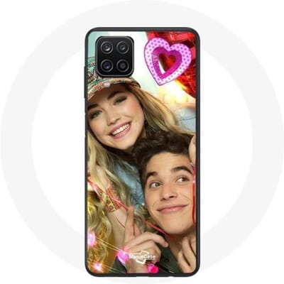 Coque Samsung Galaxy A12 Poursuis Tes Rêves Mía Cáceres et Álvaro Paz Go! Live Your Way