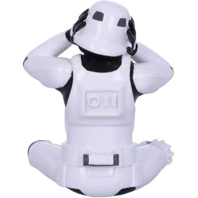 Nemesis Now - Star Wars - Stormtrooper - Hoor Geen Kwaad - Beeld - Wit - 10cm
