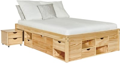 Bed Xavier 160x200cm - natuur