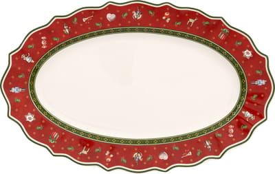 Villeroy & Boch Serveerschaal Toy's Delight - Rood - 38 x 24 cm