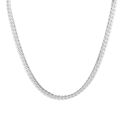Go Dutch Label Oorknoppen lange schakels en stenen Silver E2735-1