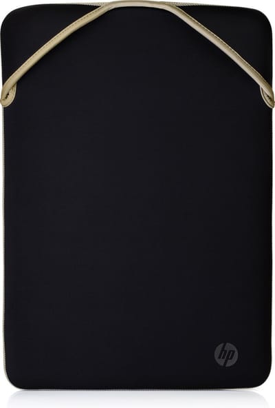 HP laptop sleeve Reversible 15.6 inch (Zwart/Goud)