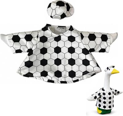 Gazen Outfits - Tuindecoratie Set - Feestelijke Tuindecoratie - Voetbal Thema - 10x10x4 cm - Zwart