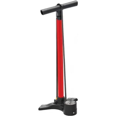 Lezyne Macro Floor Drive Fietspomp rood/zwart