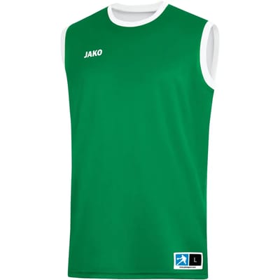 Jako Change 2.0 Reversible Shirt Kinderen - Wit / Sportgroen | Maat: XXS