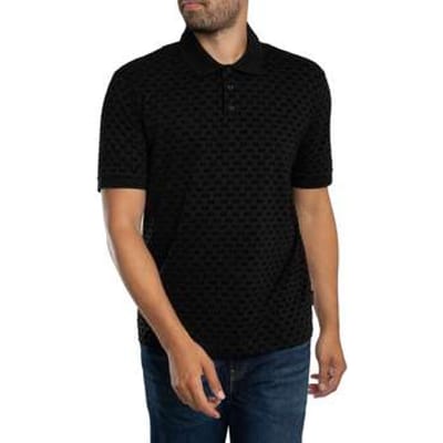 Polo Shirt Korte Mouw Armani Exchange Polo shirt met standaard logo-patroon