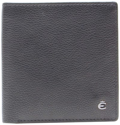 Esquire Leren portemonnee Houston 74 Wallet Black zwart