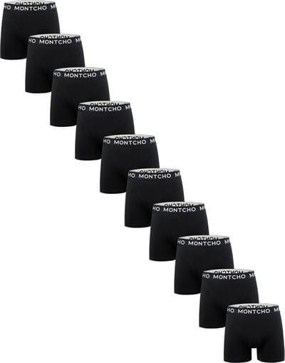 10 Pack Boxershorts Heren – Midnight Core – Katoen Mix – Maat S t/m XXL – Dazzle – MONTCHO